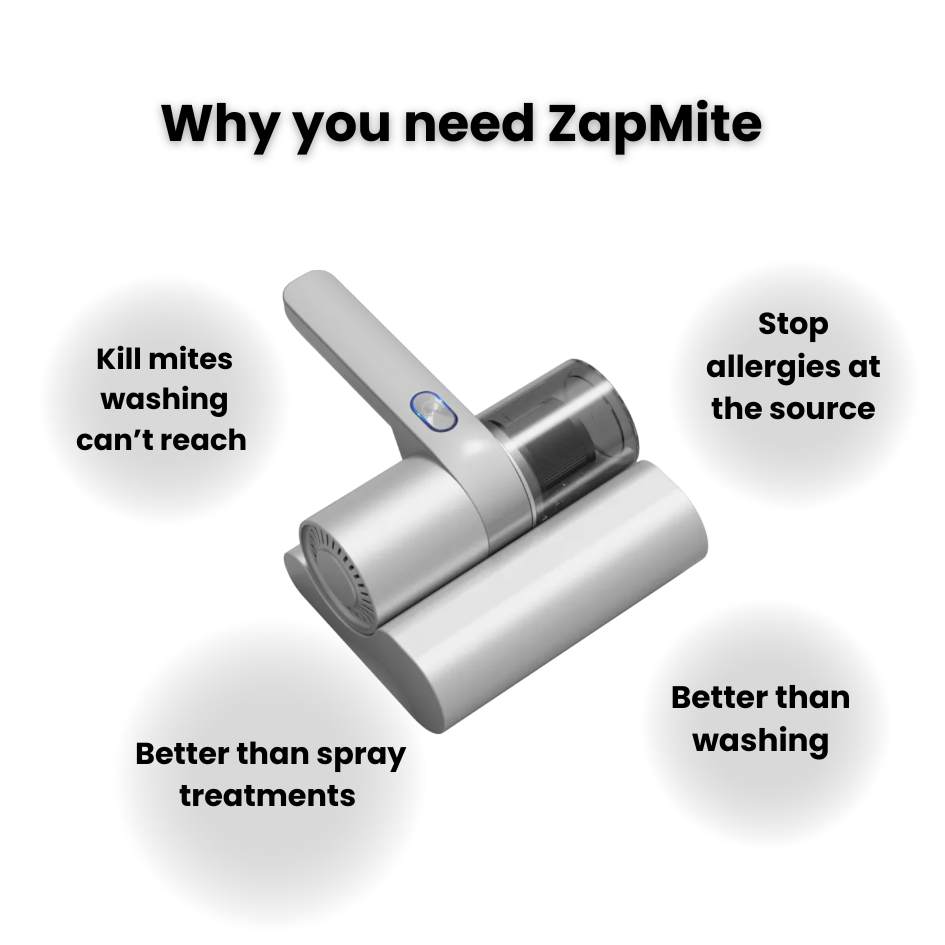 ZapMite UV Bed Vacuum - Dust Mite & Allergen Eliminator